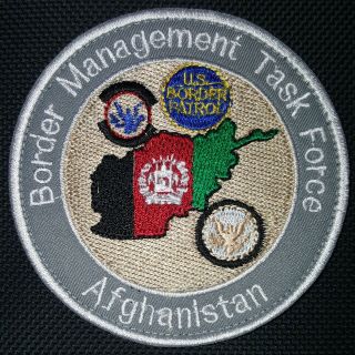 Usbp Ice Cbp Dea Border Management Task Force Military Patch Afghanistan 02