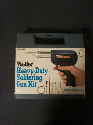 Vintage WELLER D - 550PK Heavy Duty Soldering GUN KIT 240/325 Watts 3
