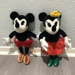 Disney Mickey Minnie Mouse Charlotte Clark Plush Doll Patterns