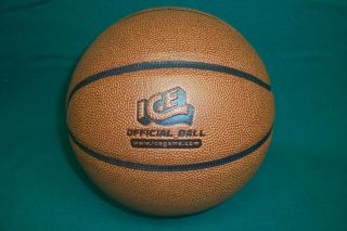 Ice 8.  5 " Leather Basketball All Star Nba Hoop Street Fever Game Time Redemption