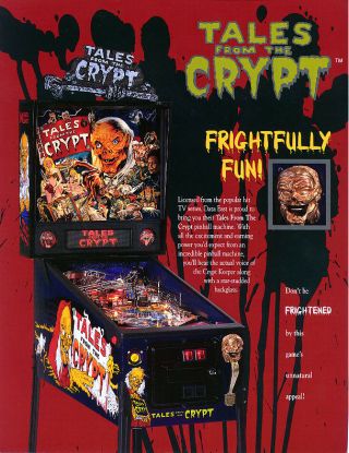Tales From The Crypt Pinball (data East) - Rom Upgrade Chip Set