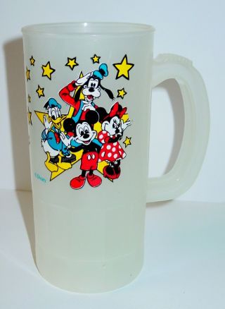 Vintage 1980s Disney Disneyland 22 Souvenir Refill Mug Plastic