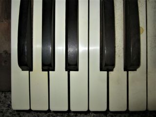 Full Set Antique Piano Keys Victorian Parlor Pump Reed Organ Keyboard Part ART 2