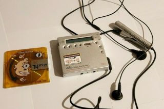Vintage Sony Walkman Md Minidisc Player / Recorder Mz - R900 Mini Disc Full Metal