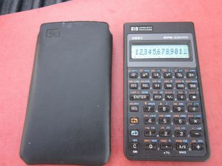 Vintage Hewlett Packard Hp 32s Ii Rpn Scientific Calculator W/ Case -
