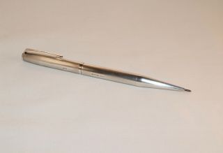 Vintage Yard - O - Led Sterling Silver De Luxe Mechanical Pencil - Engine Turned