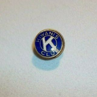 Vintage Enamel Lapel Pin Button Kiwanis Club