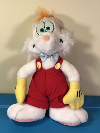 Vintage 1987 Applause Disney Who Framed Roger Rabbit Plush Stuffed Animal 12 "