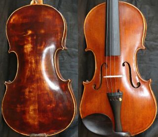 Listen To Video 4/4 Antique Baroque Violin Lab: F.  Ruggeri 19th Fiddle ヴァイオリン ск