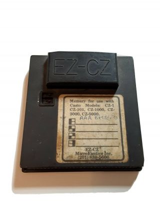 Casio Vintage Ez - Cz Ram Module 4 Bank Cz - 1 Cz - 101 Cz - 1000 Cz - 3000 Cz - 5000 Memory