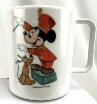 Vintage Walt Disney Productions Mickey Mouse Pluto Cup Mug Child 