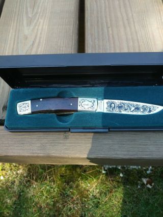 Vintage Browning Auto 5 Classic Folding Knife 1 Of 5000 Limited Edition Box