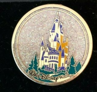 Disney Belle Beauty And The Beast Ladies Compact Style Mirror Hinged 2003 Pin
