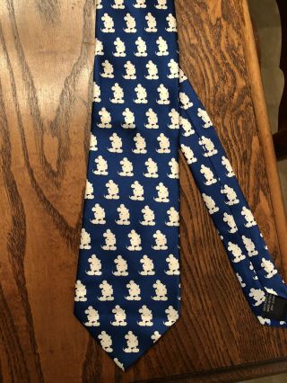 Disney Park Mickey Mouse Neck Tie Blue And White