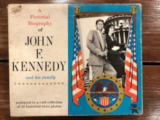A Pictorial Biography Of John F.  Kennedy And Family 42 Picture Box Set