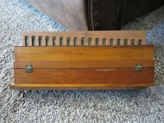 Sub Base Cabinet Box Assembly 17 Brass Reed Victorian Pump Parlor Organ Vintage
