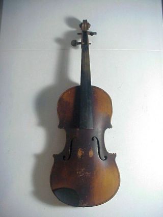 Antique 19th Century Finely Made German Or French Violin 5