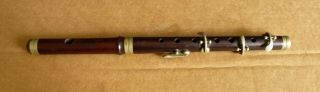 Crown Make - Antique Rose Wood 4 Key Piccolo Flute - Ulster / Military Bands