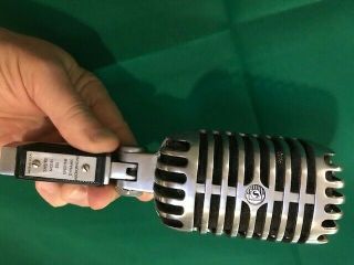 Vintage Shure Model 55s Unidyne Dynamic Microphone Made In Usa Not