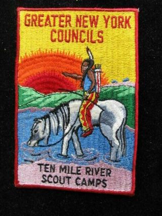 Boy Scout Ten Mile River Scout Camps Patch Greater York Councils