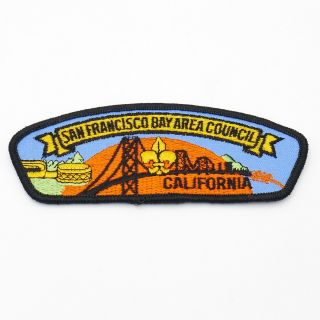 Boy Scout San Francisco Bay Area Council California Shoulder Patch Bsa Csp