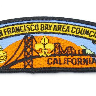 Boy Scout San Francisco Bay Area Council California Shoulder Patch BSA CSP 2