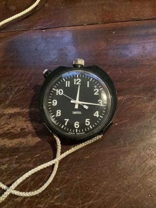 Vintage Smiths Rally Watch - Rally/dash Stop Watch Timer Black Abs