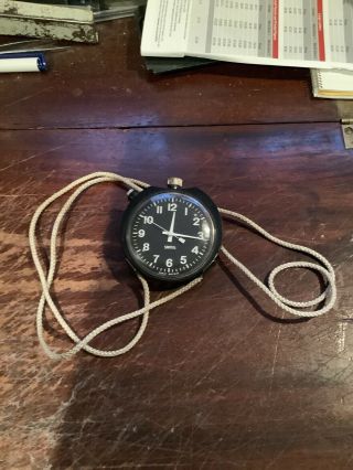 Vintage SMITHS RALLY WATCH - RALLY/DASH STOP WATCH TIMER BLACK ABS 2