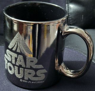 Vintage 1986 Disneyland Lucasfilm Star Wars Tours Ride Tomorrowland Coffee Mug