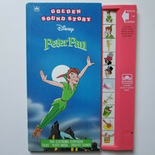 Vtg Disney Golden Sound Story Peter Pan Electronic Sight 