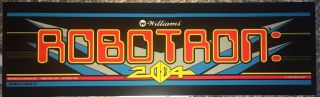 Robotron Arcade Marquee 26 " X 8 "