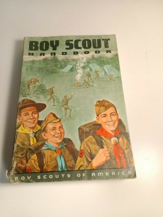 Vintage 1967 Boy Scout Handbook Bsa Norman Rockwell Cover