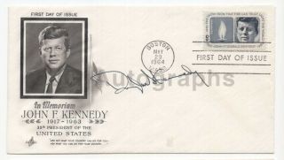 Douglas Harriman Kennedy - Son Of Robert & Ethel Kennedy - Signed Jfk Fdc