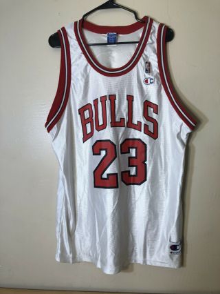 Vintage 90’s Champion Michael Jordan 23 Jersey Chicago Bulls Size 48