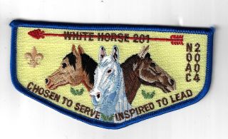 Oa 201 White Horse 2004 Noac S17 Flap Rbl Bdr.  Shawnee Trails,  Kentucky [jb - 1242
