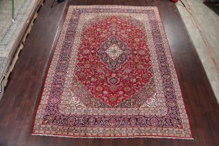 Vintage Floral Ardakan Oriental Area Rug Wool Hand - Made Medallion Carpet 10x13 2