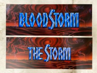 1994 Strata Blood Storm/the Storm Combo Translight Header Marquee Coin