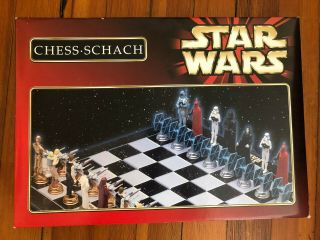 Star Wars - Chess Schach - A La Carte - Vintage 1990s Boxed Chess Set - Rare