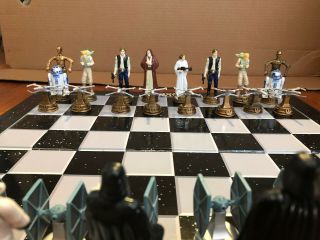 Star Wars - Chess Schach - a la carte - Vintage 1990s boxed chess set - rare 3