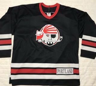 Vintage Ccm Portland Pirates Hockey Jersey Ahl Mens Xl