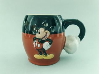 Authentic Disney Parks Mickey Mouse Big Ceramic Coffee Mug Arm Handle