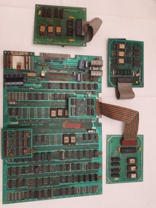 Pacman Pcb Main Board And Daughter Boards -,