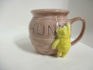 Vintage Cute Classic Winnie The Pooh,  Honey Pot,  Ceramic 3d Sculpted Mug,  8oz