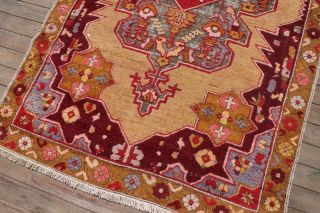 Turkish Rug 53  x91  Vintage Muted Color Oriental Rug Wool Carpet 135x233cm 3