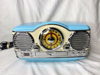 Retro Vintage Style Memorex Mtt3200 Am/fm Radio Cd Player Turquoise