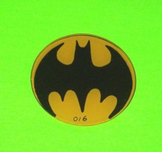 Batman Pinball Machine Promo Plastic With Bat Logo Data East 1991 Collectible