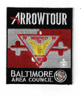 Oa 12 Nentico Www Arrowtour Blk Bdr.  Baltimore Area Council [jb - 582]