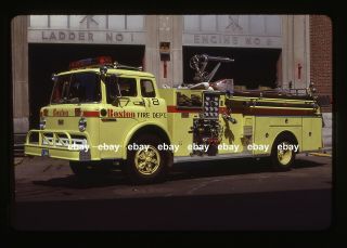 Boston Ma E8 1979 Ford C Sutphen Pumper Fire Apparatus Slide