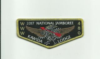 Scout Bsa 2017 Jamboree Oa Lodge 480 Kawida Flap Blue Grass Council Ky Pretty
