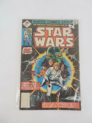 Vintage Marvel Comics Group Star Wars 1 1st Issue 1977 Comic Book